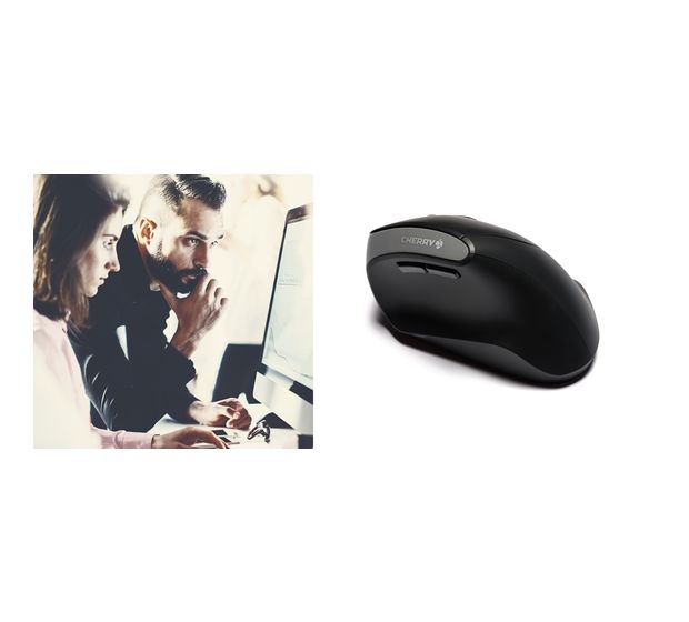 Cherry MW4500 1200 DPI Büro Maus Optisch  (Schwarz) f&uuml;r 39,41 Euro