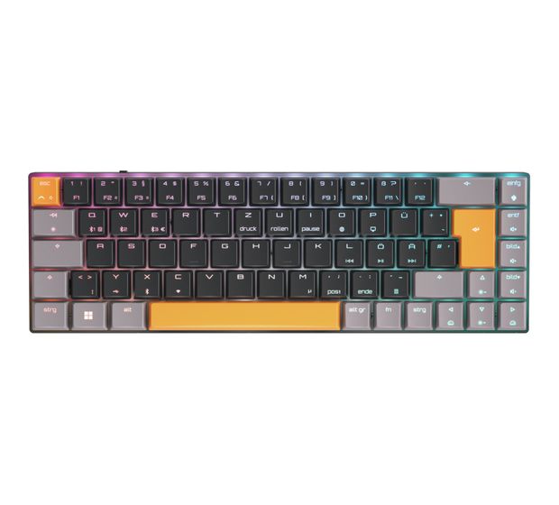 Cherry MX-LP 2.1 RGB-LED Gaming Tastatur RF Wireless + Bluetooth 2.4 GHz  (Schwarz) f&uuml;r 139,99 Euro