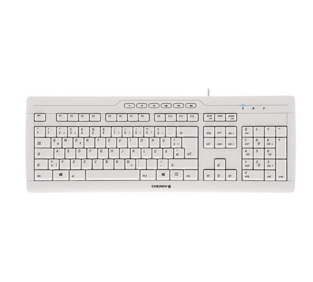 Cherry Stream 3.0 Büro Tastatur USB  (Grau) f&uuml;r 18,99 Euro