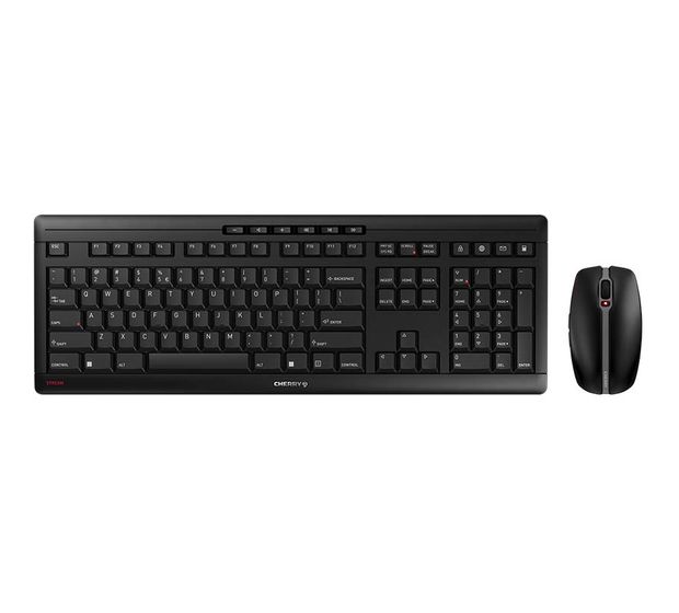 Cherry Stream Desktop Büro Tastatur RF Wireless 2.400 - 2.4835 GHz  (Schwarz) f&uuml;r 67,42 Euro