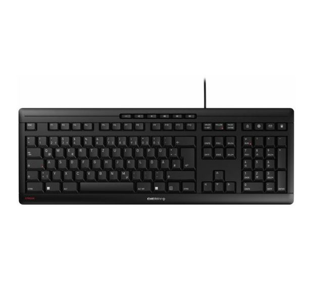 Cherry Stream Keyboard Heimbüro Tastatur USB  (Schwarz) f&uuml;r 41,99 Euro
