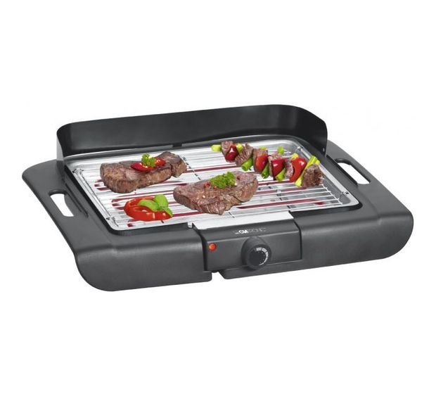 Clatronic BQ3507 Barbecue-Tischgrill 2000 W mit 355 x 245 mm Fläche  (Schwarz) f&uuml;r 24,99 Euro