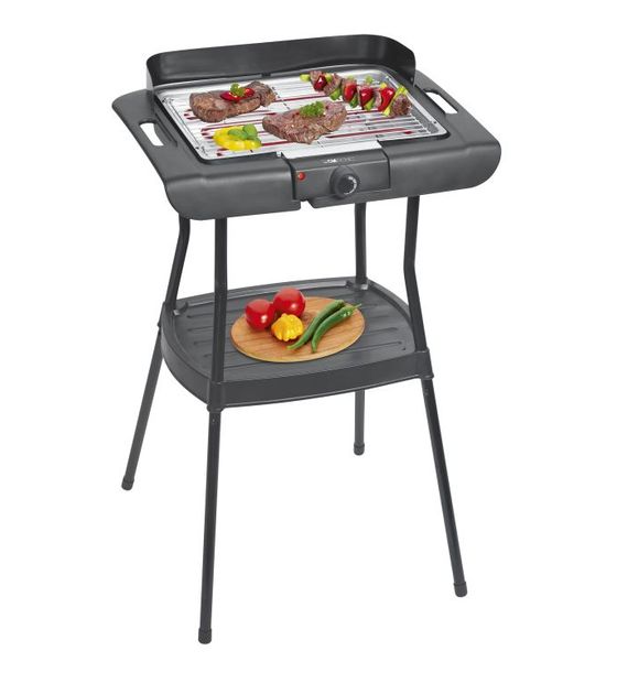 Clatronic BQS3842 2 in 1 Stand und Tischgrill 1 Zone(n) 2000 W  (Schwarz) f&uuml;r 29,99 Euro