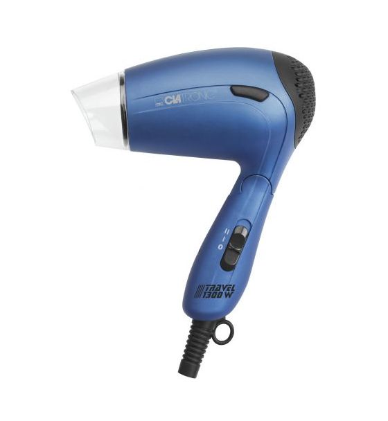 Clatronic HTD3429 Reise- Haartrockner 1300 W  (Blau) f&uuml;r 11,99 Euro