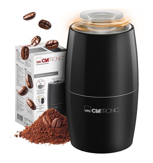 Clatronic KSW3806 Kaffeemühle für 60 g 150 W  (Schwarz) f&uuml;r 17,49 Euro