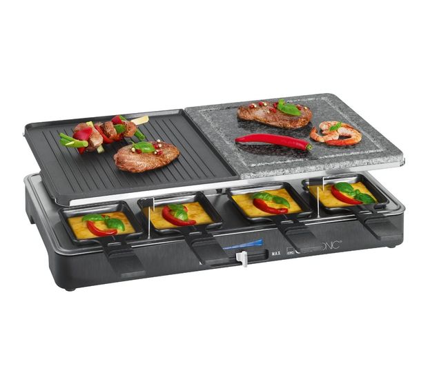 Clatronic RG3518 Raclette-Grill 8 Person(en) 1400 W f&uuml;r 46,99 Euro