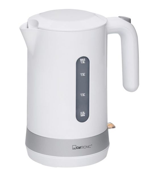 Clatronic WK3840 1,8 l Wasserkocher 2200 W  (Weiß) f&uuml;r 19,49 Euro