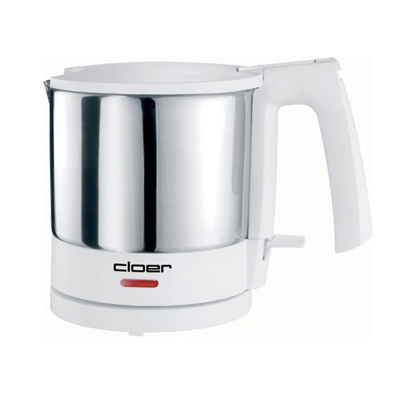 Cloer 4721 1,0 l Wasserkocher 1800 W  (Edelstahl, Weiß) f&uuml;r 32,49 Euro