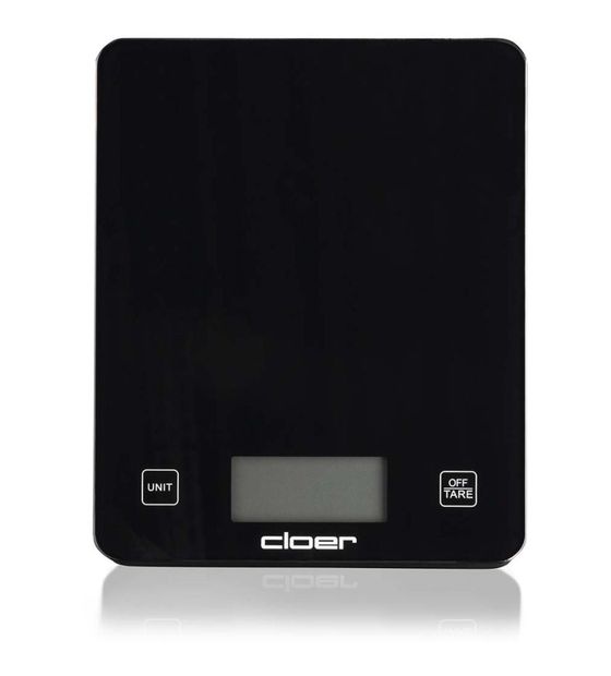 Cloer 6870 Elektronische Küchenwaage bis 10 kg Genauigkeit 5 g  (Schwarz) f&uuml;r 17,99 Euro