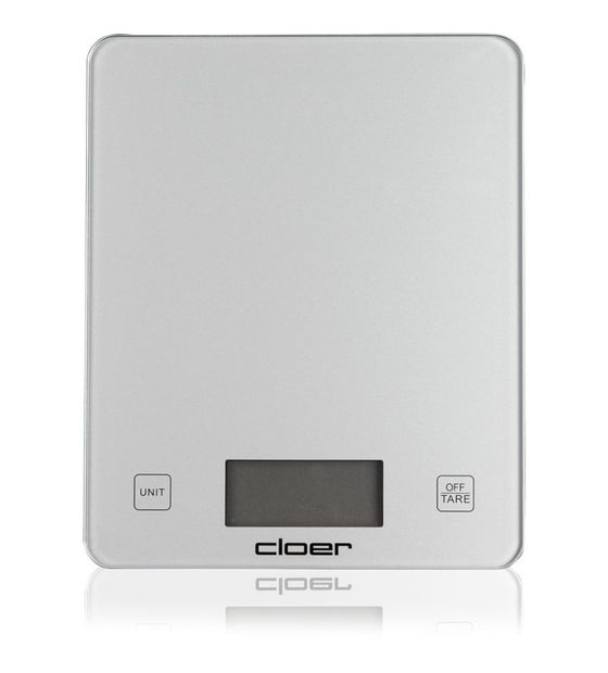 Cloer 6871 Elektronische Küchenwaage bis 10 kg Genauigkeit 5 g  (Weiß) f&uuml;r 17,99 Euro