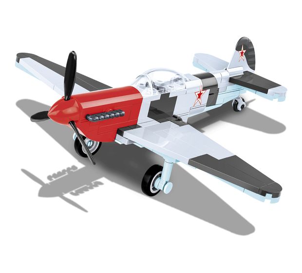 COBI Yakovlev Yak-3 Bauset 140 Teile (Dunkles Grau/Hellgrau/Rot) f&uuml;r 24,99 Euro