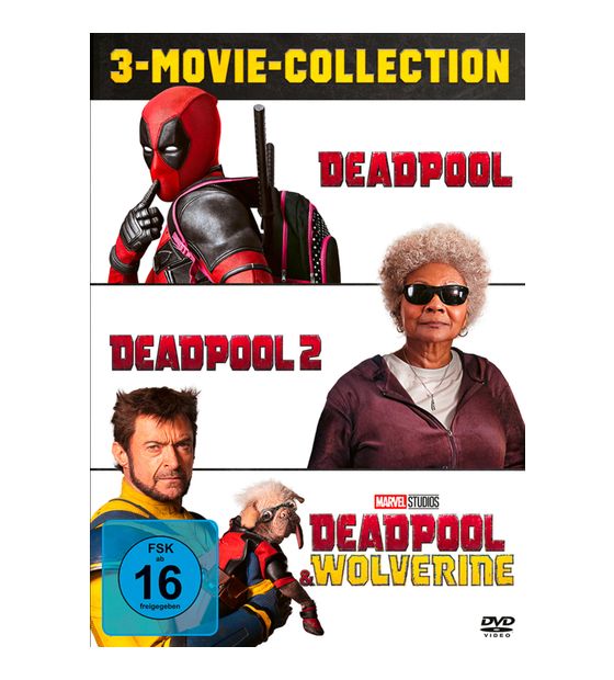 Deadpool 3-Movie-Collection (DVD) f&uuml;r 25,99 Euro