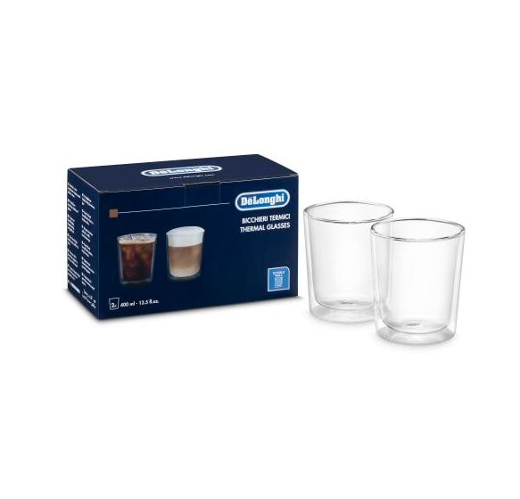 DeLonghi DLSC318 Doppelwandige Thermogläser   (Transparent) f&uuml;r 16,99 Euro