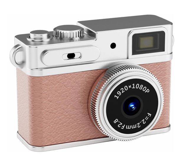 Denver DMC-1203RO  Kompaktkamera  (Silber, Pink) f&uuml;r 14,99 Euro