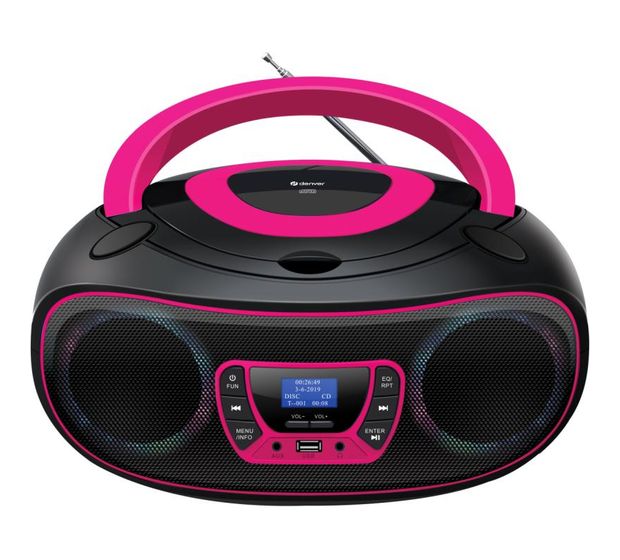 Denver TDB-212P CD Payer DAB+, FM Radio  (Pink) f&uuml;r 50,49 Euro