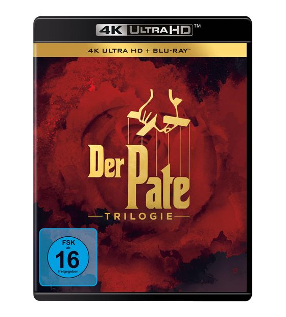 Der Pate Trilogie (4K Ultra HD BLU-RAY + BLU-RAY) f&uuml;r 69,99 Euro
