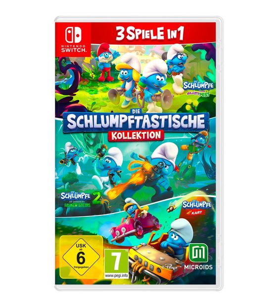 Die Schlumpftastische Kollektion 3in1 (Nintendo Switch) f&uuml;r 32,99 Euro