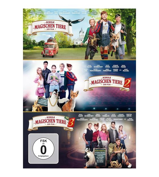 Die Schule der magischen Tiere 1-3 (DVD) f&uuml;r 19,99 Euro