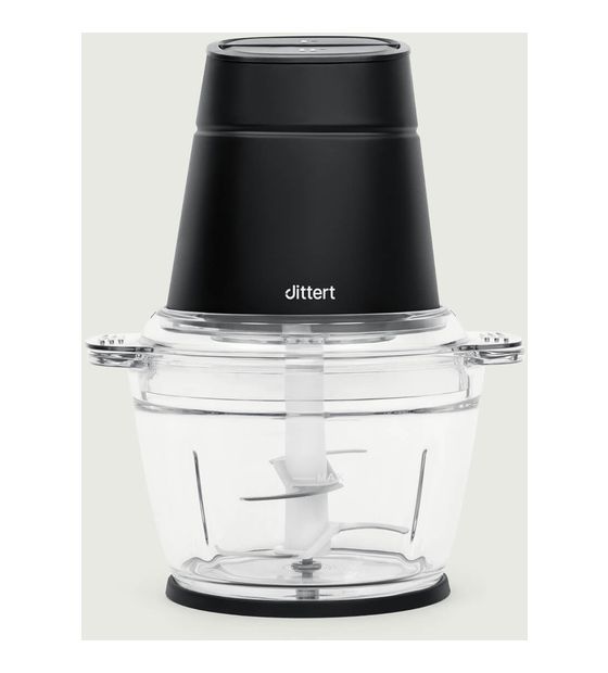 Dittert MI004B-00 Serie One Zerkleinerer 500 W 4 Klingen 1 l (Schwarz, Transparent) f&uuml;r 39,99 Euro