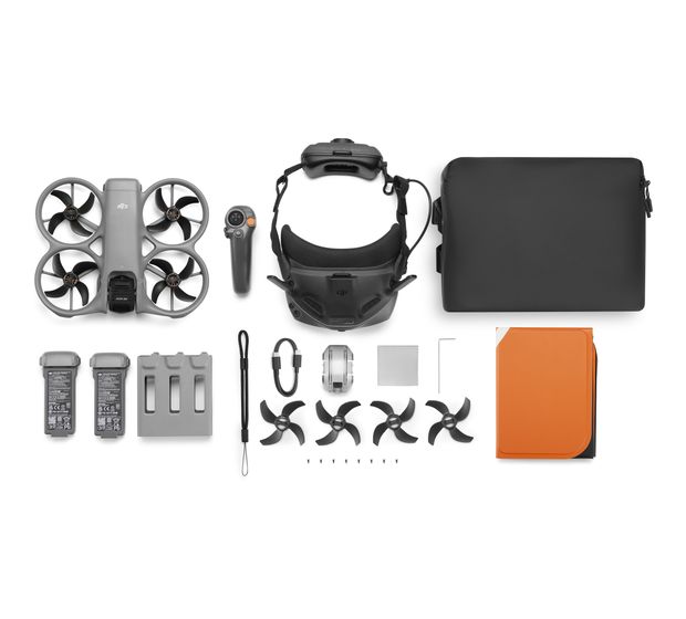 DJI Avata 360 Motion Combo (Goggles N3) 15520 x 7760 Pixel Oktocopter Multicopter/Drohne Flugzeit: 23 min  (Grau) f&uuml;r 939,00 Euro