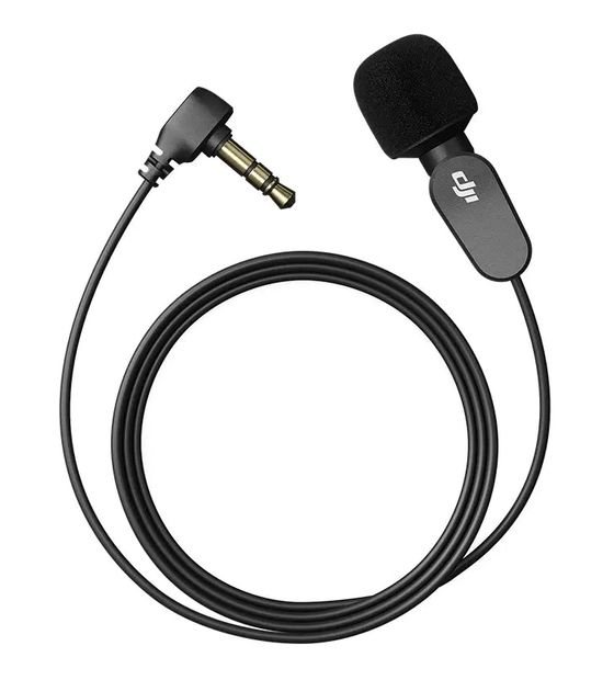 DJI Lavalier Mic Kabelgebunden Lavalier-/Aufsteckmikrofon 3,5 mm (1/8")  (Schwarz) f&uuml;r 39,00 Euro