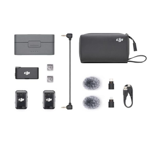 DJI Mic 2 kabellos Bluetooth  (Schwarz) f&uuml;r 189,99 Euro