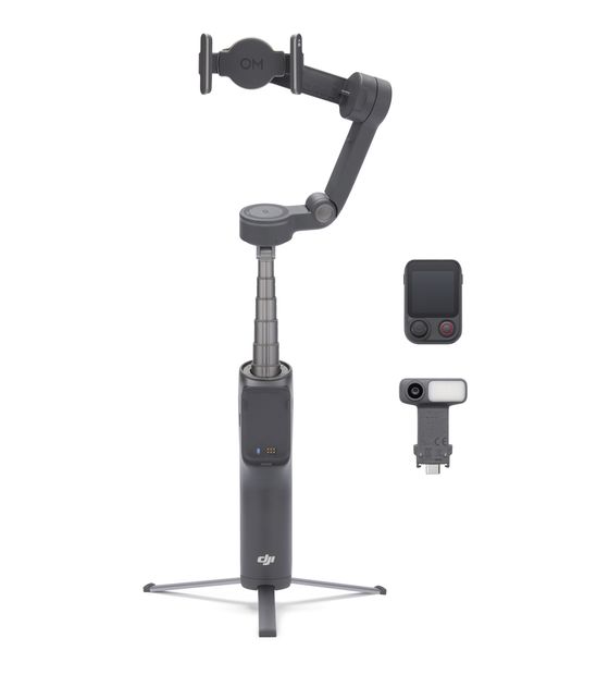 DJI Osmo Mobile 8P Advanced Tracking Combo Stativ Gimbal für Smartphone faltbar Bluetooth  (Schwarz) f&uuml;r 189,00 Euro