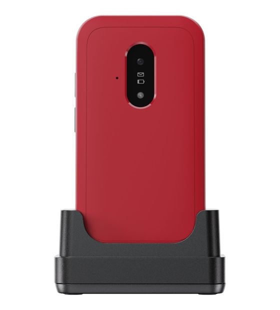 Doro Leva E22 4G Smartphone 7,11 cm (2.8 Zoll) 0,3 MP Single SIM  (Rot, Weiß) f&uuml;r 84,99 Euro