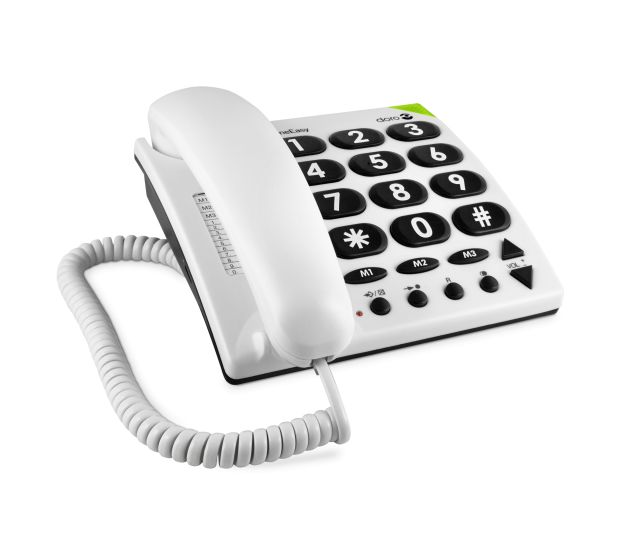 Doro PhoneEasy 311c Analoges Telefon  (Weiß) f&uuml;r 37,49 Euro