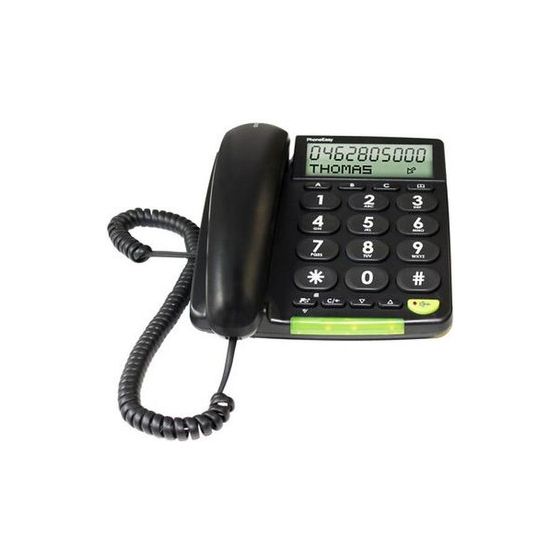 Doro PhoneEasy 312cs Analoges Telefon  (Schwarz) f&uuml;r 46,49 Euro