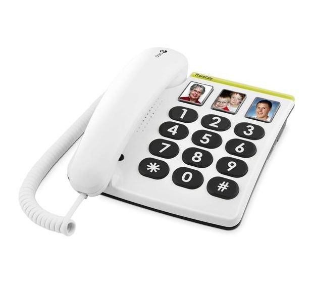Doro PhoneEasy 331ph  (Weiß) f&uuml;r 47,99 Euro