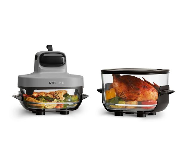Dreame Tasti Heißluftfritteuse 1500 W (Schwarz, Transparent, Weiß) f&uuml;r 94,49 Euro