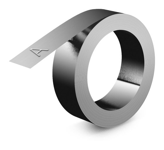Dymo Dymo Rhino Prägeetikettenband | 12 mm x 6,4 m | Edelstahl | nicht klebendes f&uuml;r 14,39 Euro