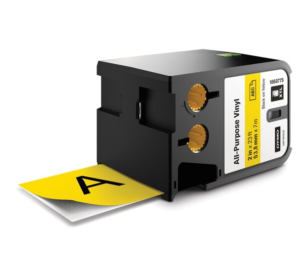 Dymo DYMO XTL Allzweck-Vinyletikett | 54 mm x 7 m | Schwarz auf Gelb f&uuml;r 63,99 Euro