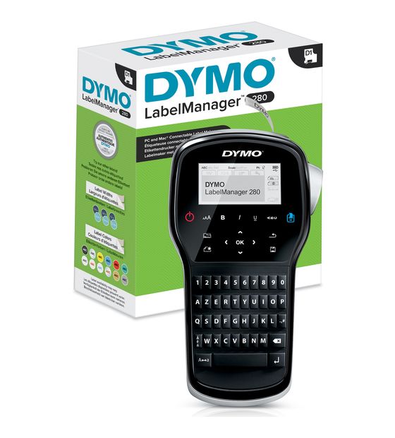 Dymo LabelManager 280 AZERTY All in One Wärmeübertragung Drucker 180 x 180 DPI f&uuml;r 110,99 Euro