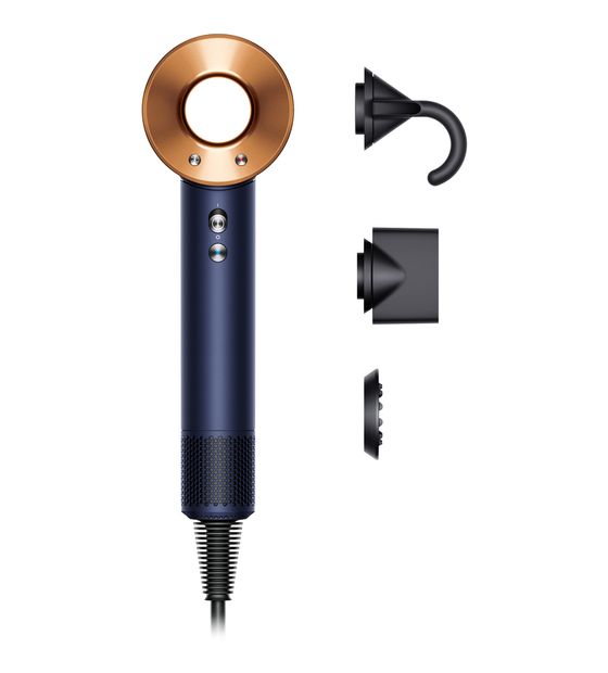 Dyson HD07 Supersonic Straight+Wavy Haartrockner 1600 W  (Blau, Kupfer) f&uuml;r 399,00 Euro