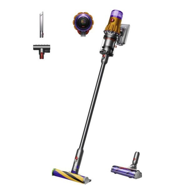 Dyson V12 Detect Slim Absolute Handstaubsauger Beutellos bis 60 min Laufzeit 25,2 V (Schwarz, Violett, Bronze, Gelb) f&uuml;r 617,00 Euro