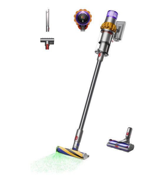 Dyson V15 Detect Absolute Handstaubsauger Beutellos bis 60 min Laufzeit HEPA  (Edelstahl) f&uuml;r 760,00 Euro