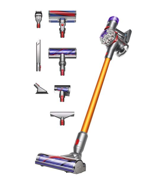 Dyson V8 Absolute Handstaubsauger Beutellos bis 40 min Laufzeit 21,6 V  (Silber, Gelb) f&uuml;r 499,00 Euro