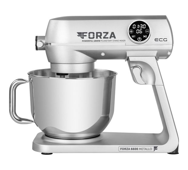 ECG Forza 6600 1800 W Küchenmaschine 6,5 l  (Silber, Edelstahl) f&uuml;r 292,99 Euro
