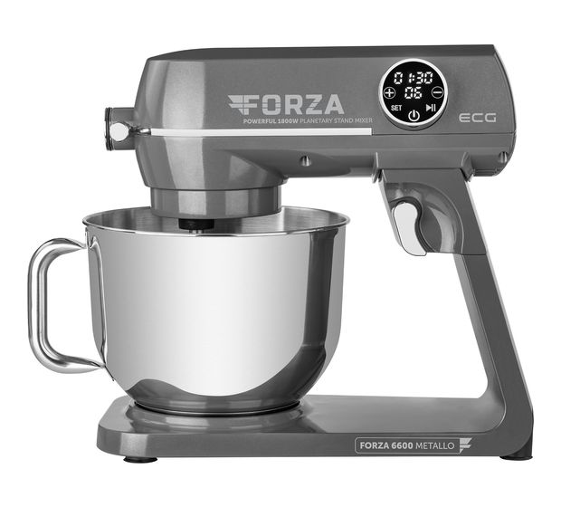 ECG Forza 6600 1800 W Küchenmaschine 6,5 l  (Schwarz, Edelstahl) f&uuml;r 292,99 Euro