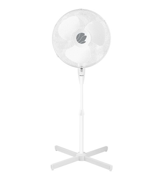 ECG FS40A Ventilator Stand neigbar 67 dB  (Weiß) f&uuml;r 29,99 Euro