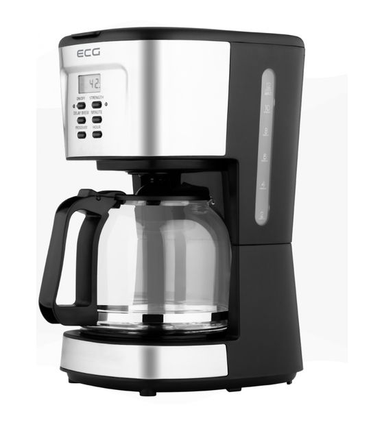 ECG KP2125 12 Tassen Filterkaffeemaschine 1,5 l  (Schwarz, Edelstahl) f&uuml;r 38,99 Euro