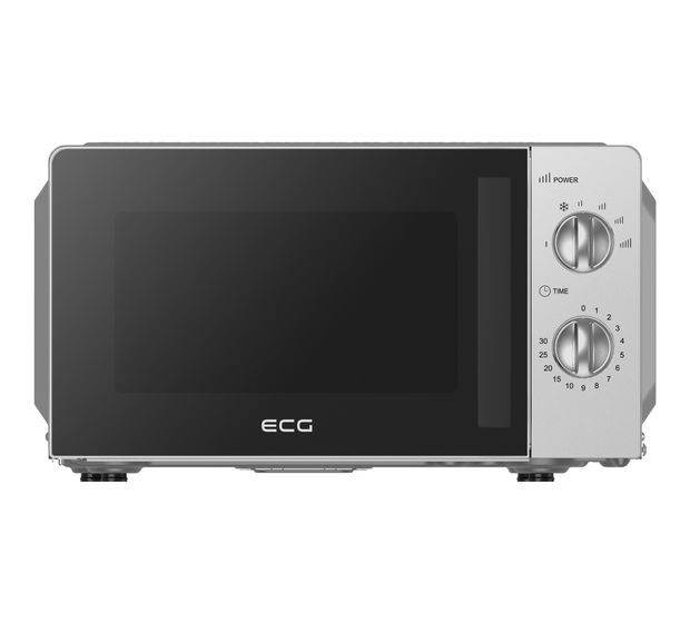 ECG MTM2076IS Freistehende Mikrowelle 700 W Größe: klein 6 Stufen  (Silber) f&uuml;r 59,99 Euro