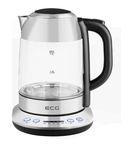 ECG RK1781 1,7 l Wasserkocher 2200 W  (Grau) f&uuml;r 53,99 Euro