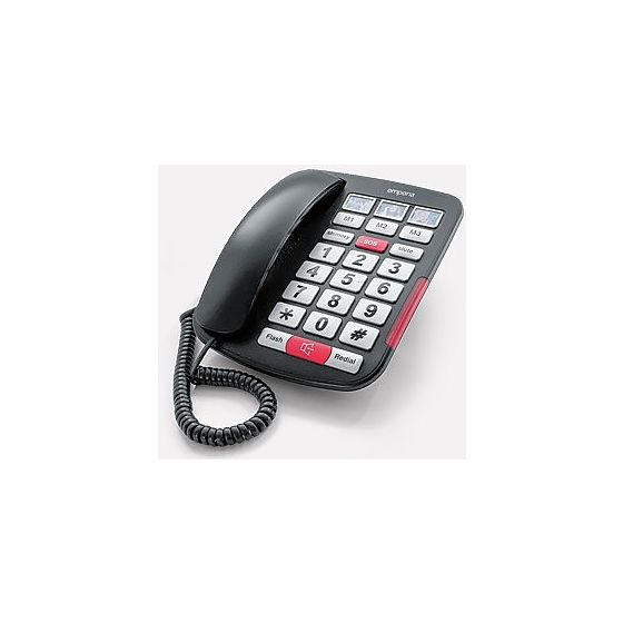 Emporia Ampli40 Big Button Analoges Telefon  (Schwarz) f&uuml;r 34,99 Euro