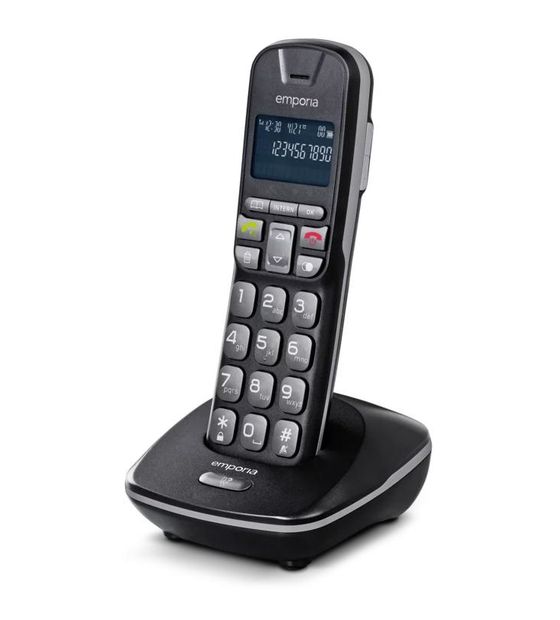 Emporia TH-21 DECT-Telefon-Mobilteil  (Schwarz) f&uuml;r 49,49 Euro