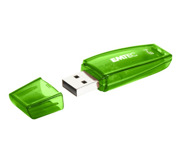 Emtec C410 USB Typ-A Stick 64 GB  (Grün) f&uuml;r 7,99 Euro