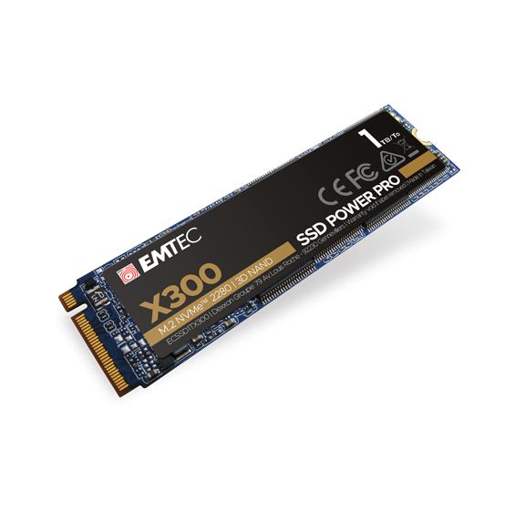 Emtec X300 Power Pro 1 TB SSD PCI Express 3.0 M.2 f&uuml;r 194,99 Euro
