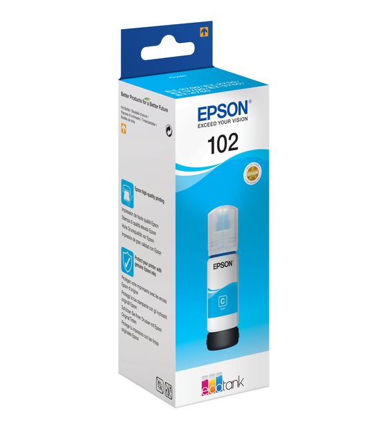 Epson 102 C13T03R240 originale Druckerpatronen Cyan 70 ml f&uuml;r 10,99 Euro